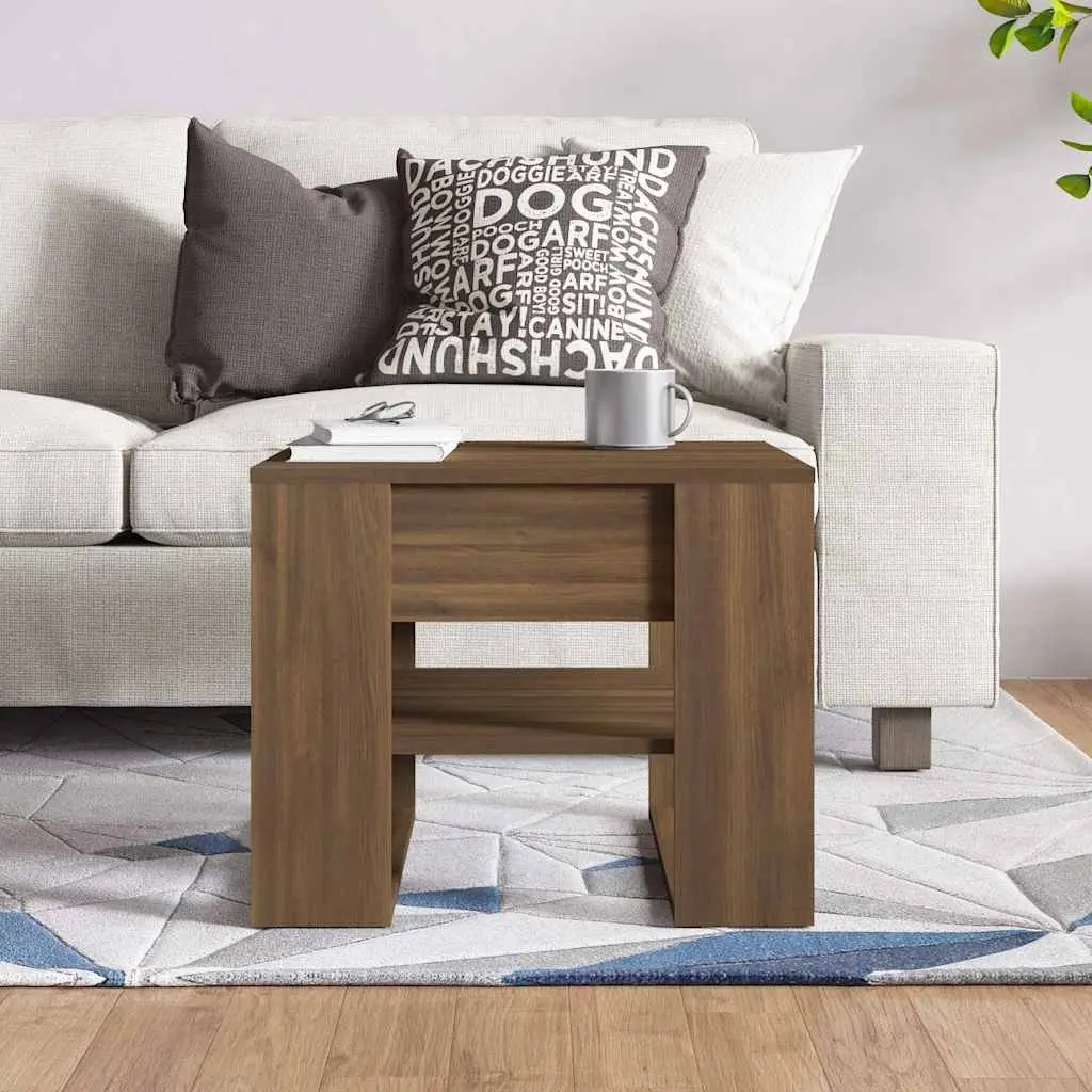 Brown Coffee Table with Storage Benefits