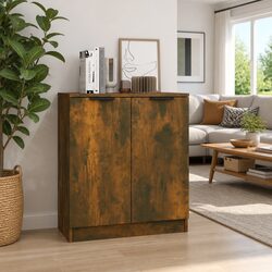 Reliable Brown Engineered Wood Sideboard with Storage