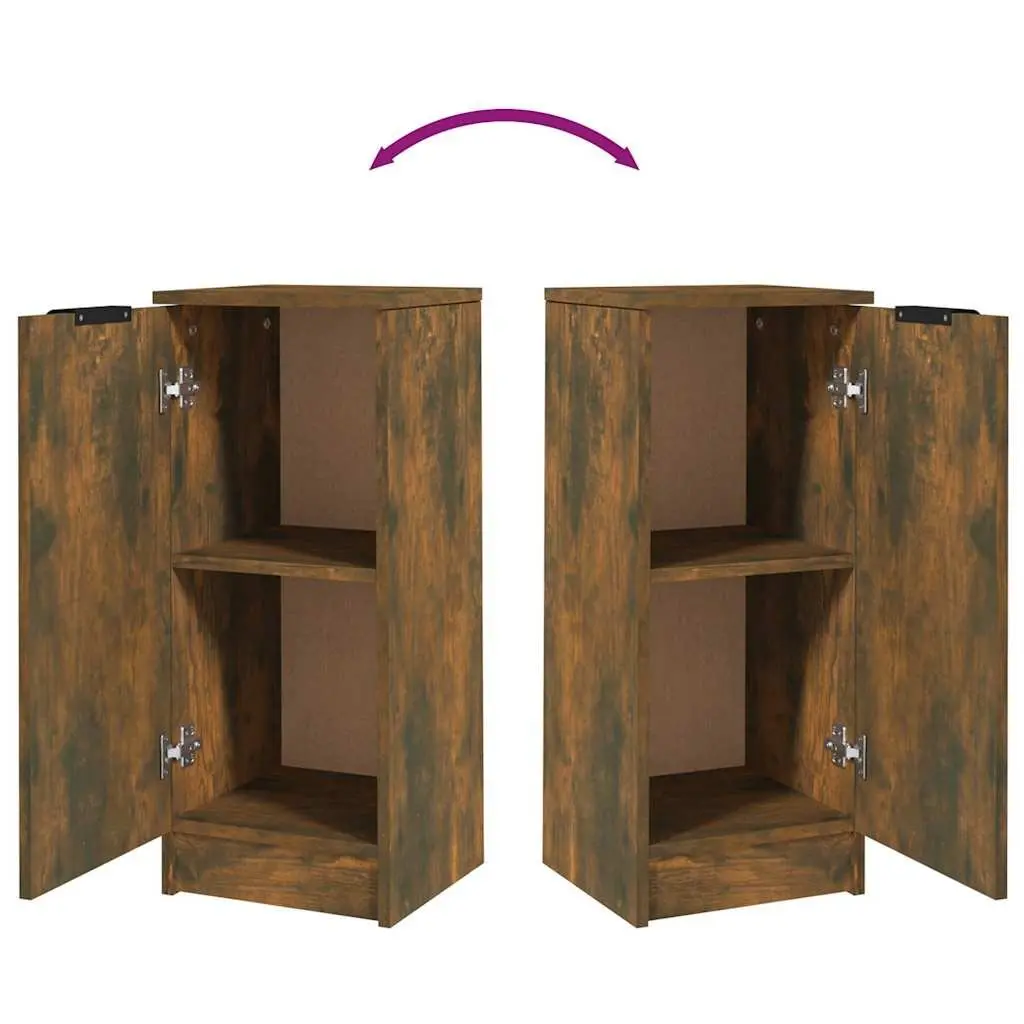 Sideboards 2 pcs Brown Storage Cabinet 30x30x70 cm Engineered Wood Cupboard