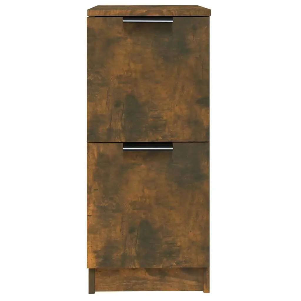 Sideboard Cabinet 30x30x70 cm Brown Storage Buffet Engineered Wood Doors