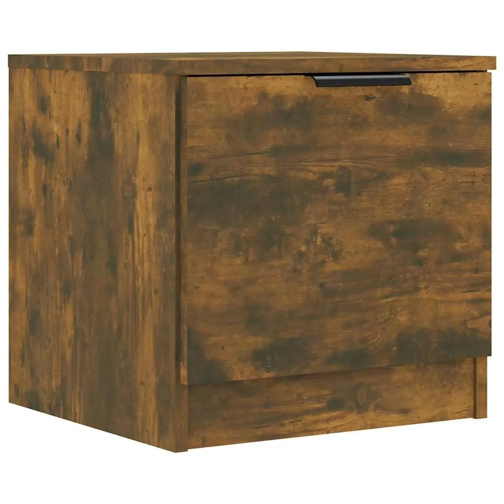 Bedside Cabinets Nightstand Storage Table 40x39x40 cm Brown 2 Piece