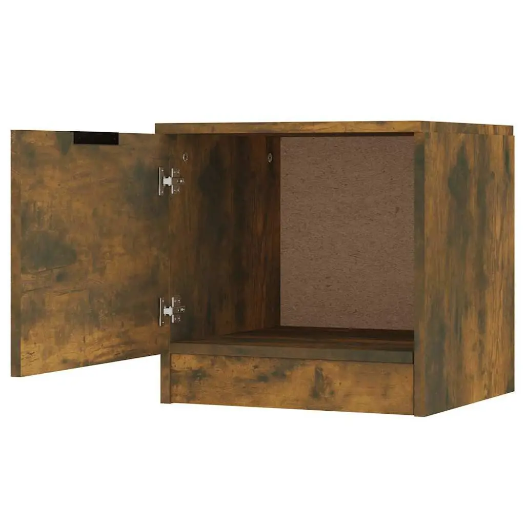Bedside Cabinets Nightstand Storage Table 40x39x40 cm Brown 2 Piece