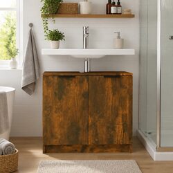 Reliable Bathroom Cabinet Crafted from Engineered Wood 64.5x33.5x59cm