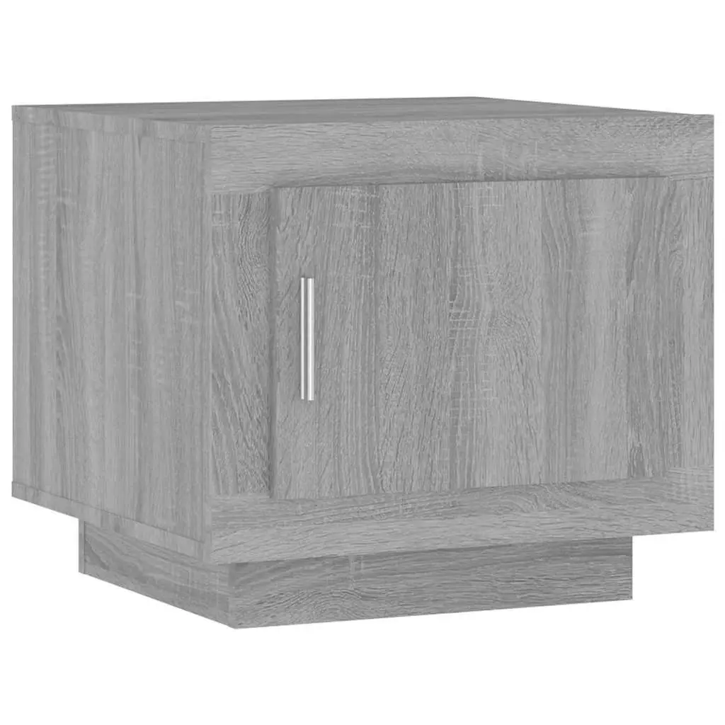 Coffee Table Grey Sonoma with Storage Door Accent Living Room Furniture