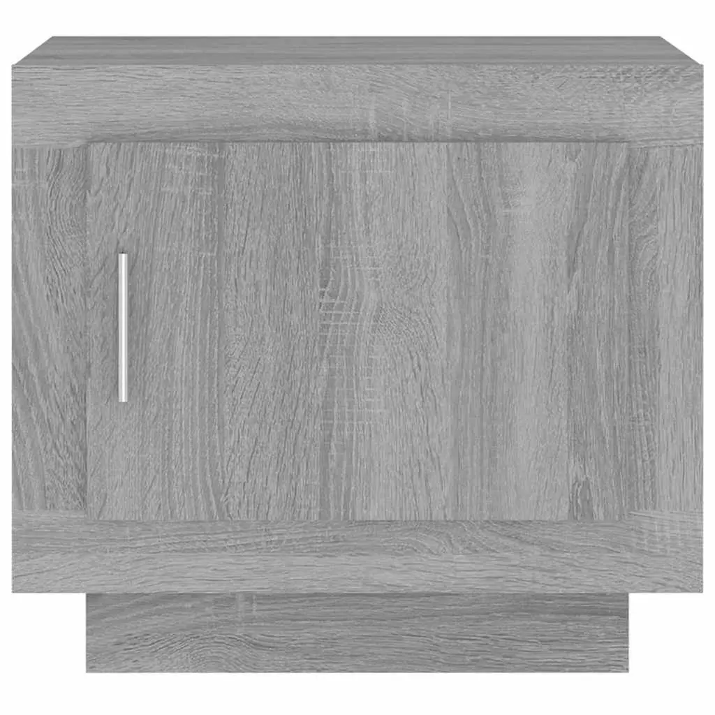 Coffee Table Grey Sonoma with Storage Door Accent Living Room Furniture