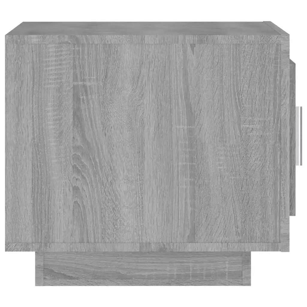 Coffee Table Grey Sonoma with Storage Door Accent Living Room Furniture