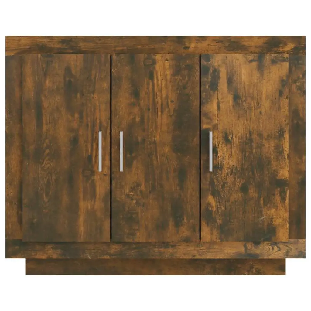Sideboard Cabinet Brown Engineered Wood Storage Furniture Living Room Bedroom