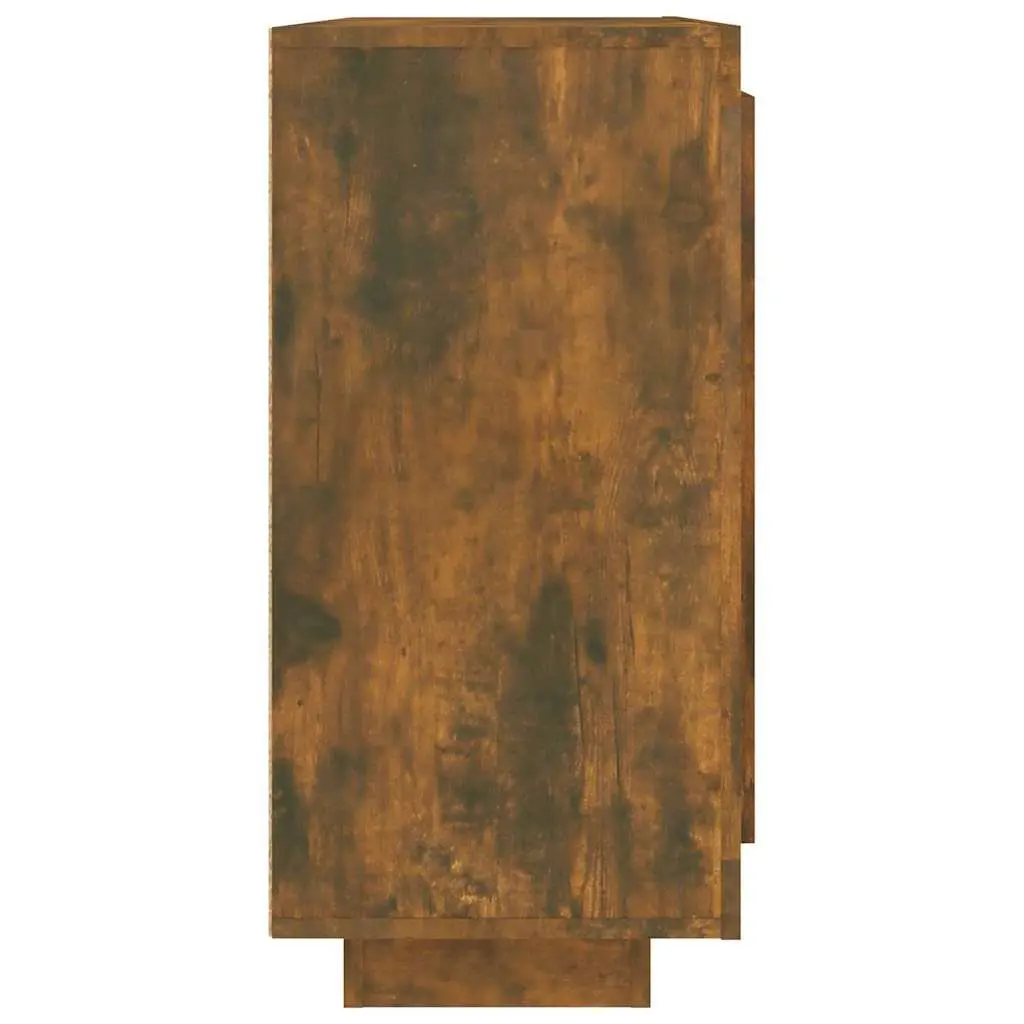 Sideboard Cabinet Brown Engineered Wood Storage Furniture Living Room Bedroom
