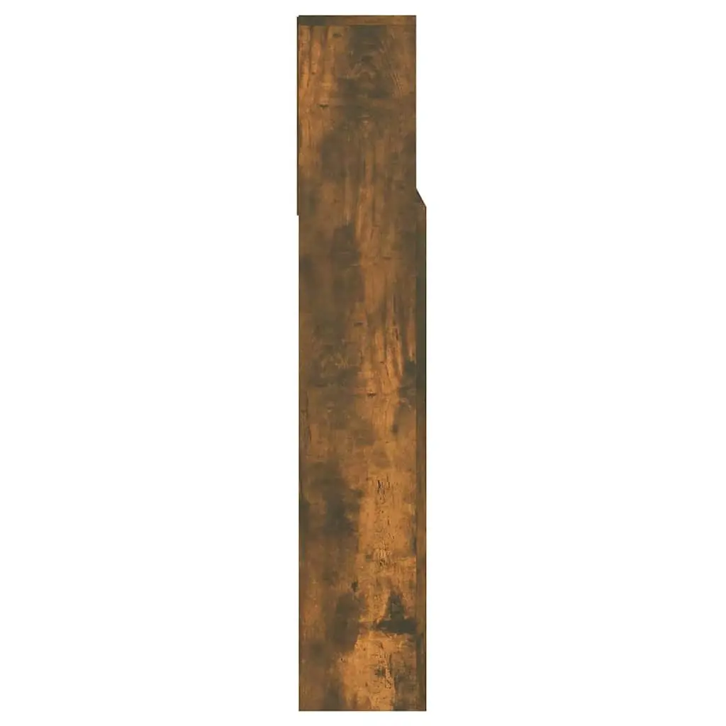 Brown Headboard Cabinet with Ample Storage