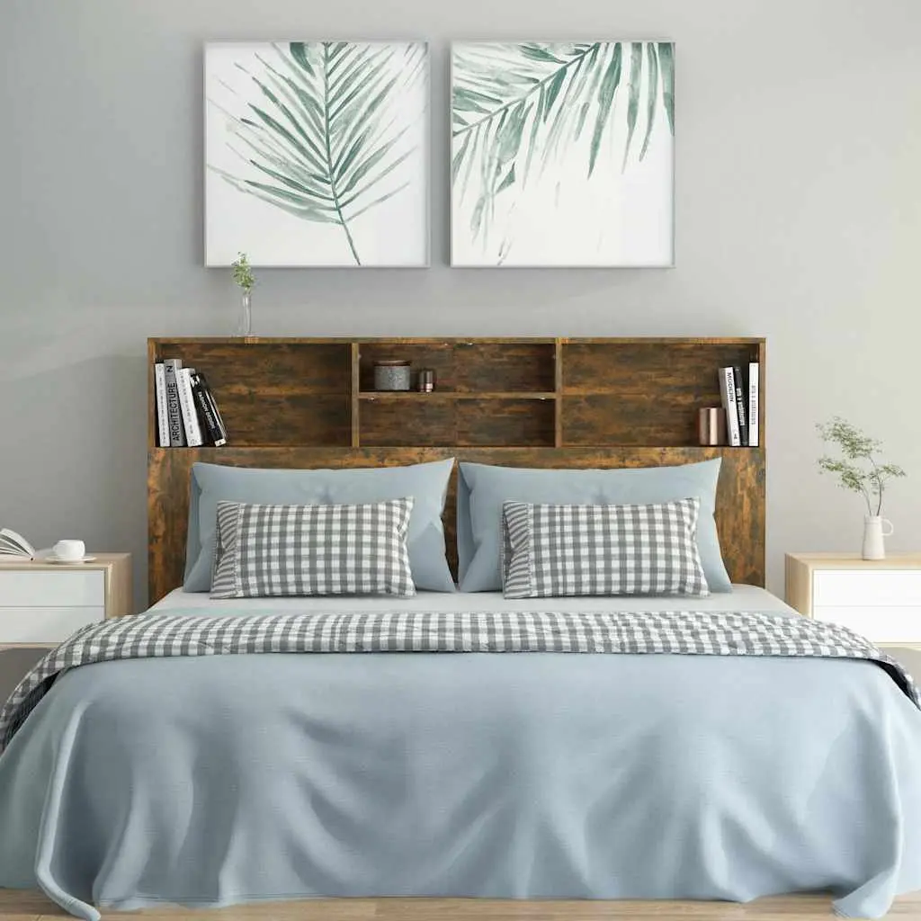 Wall-Mount Headboard Cabinet for Bedrooms