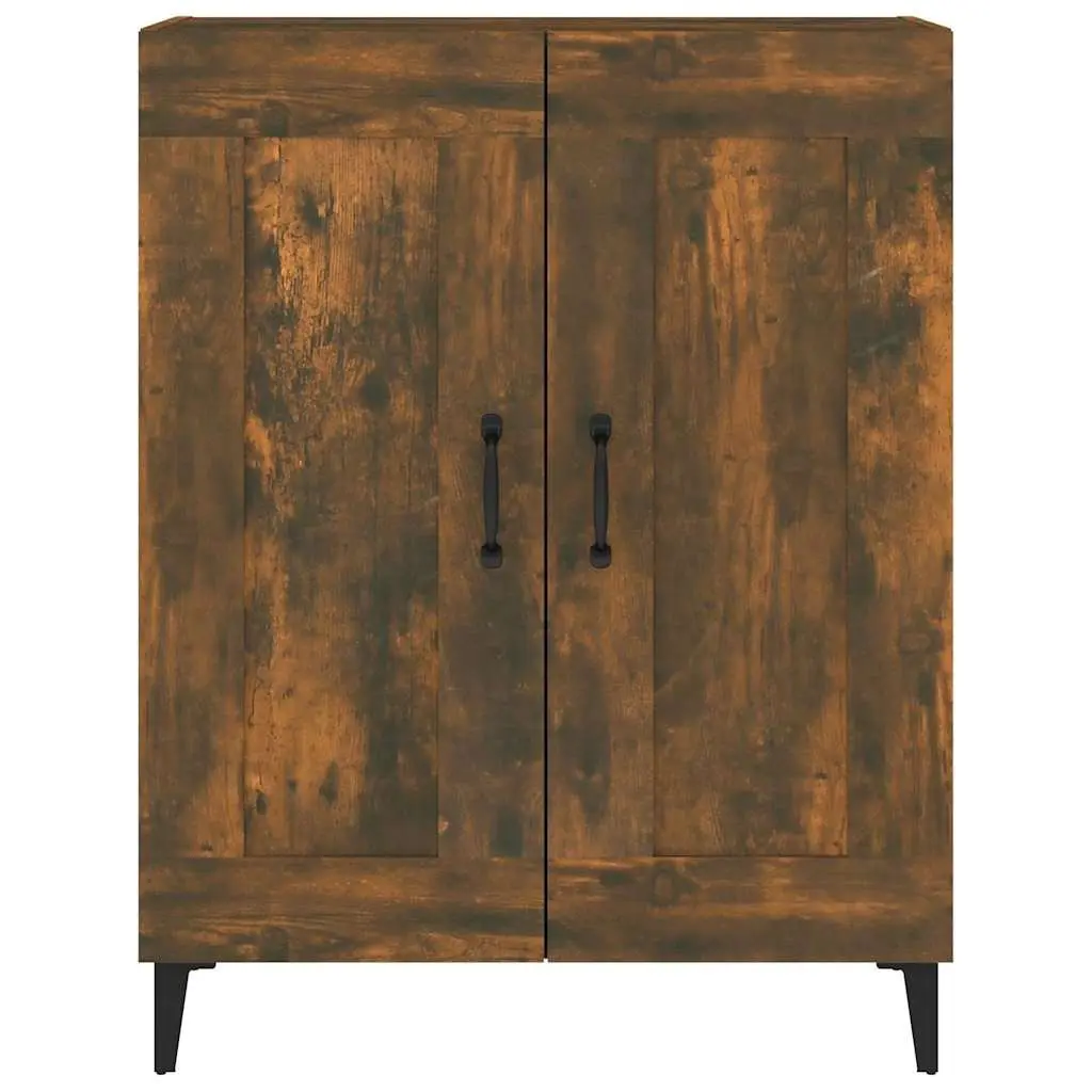 Brown Engineered Wood Sideboard Buffet Storage Cabinet Living Room Furniture