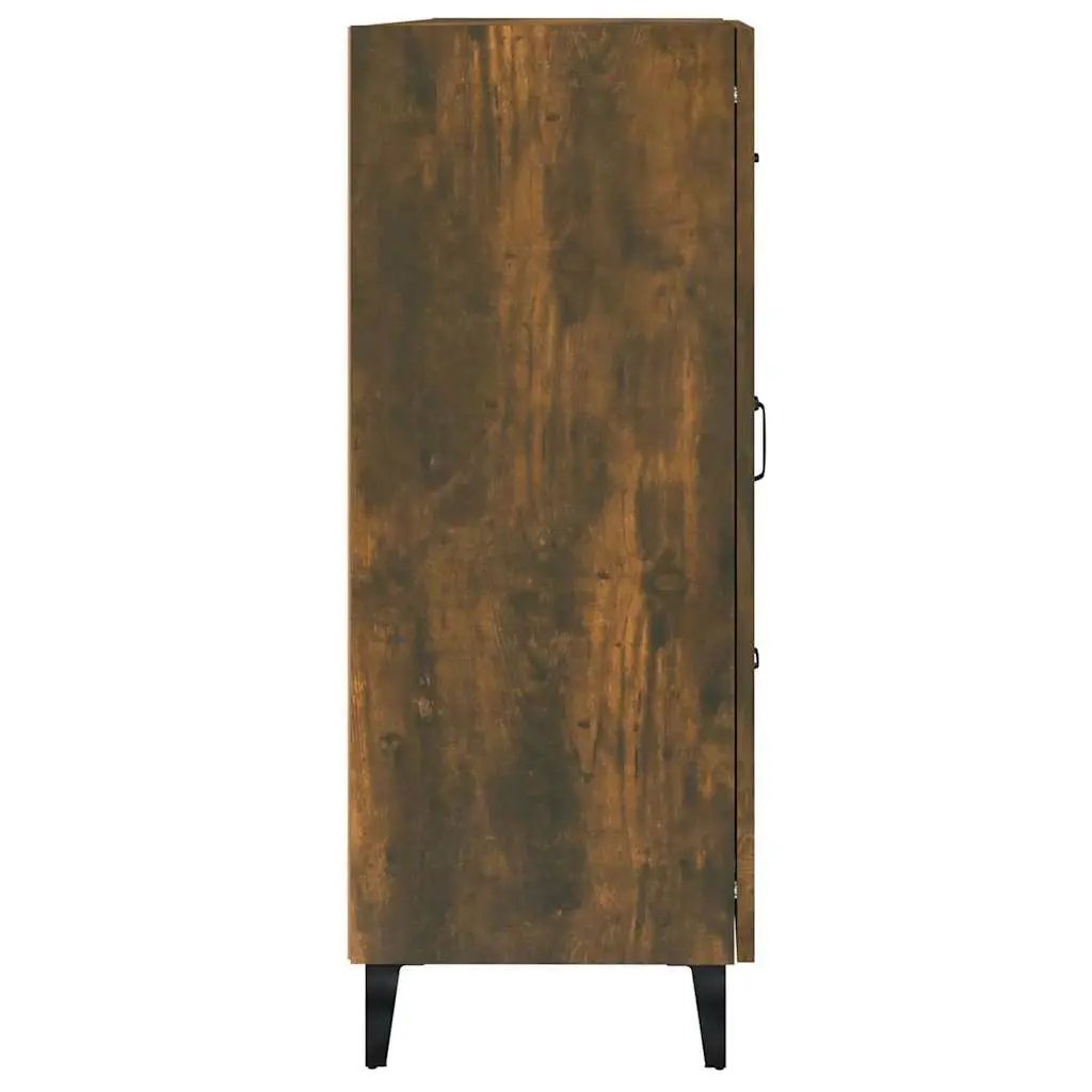 Sideboard Brown Engineered Wood Storage Cabinet 69.5x34x90cm Living Room Buffet