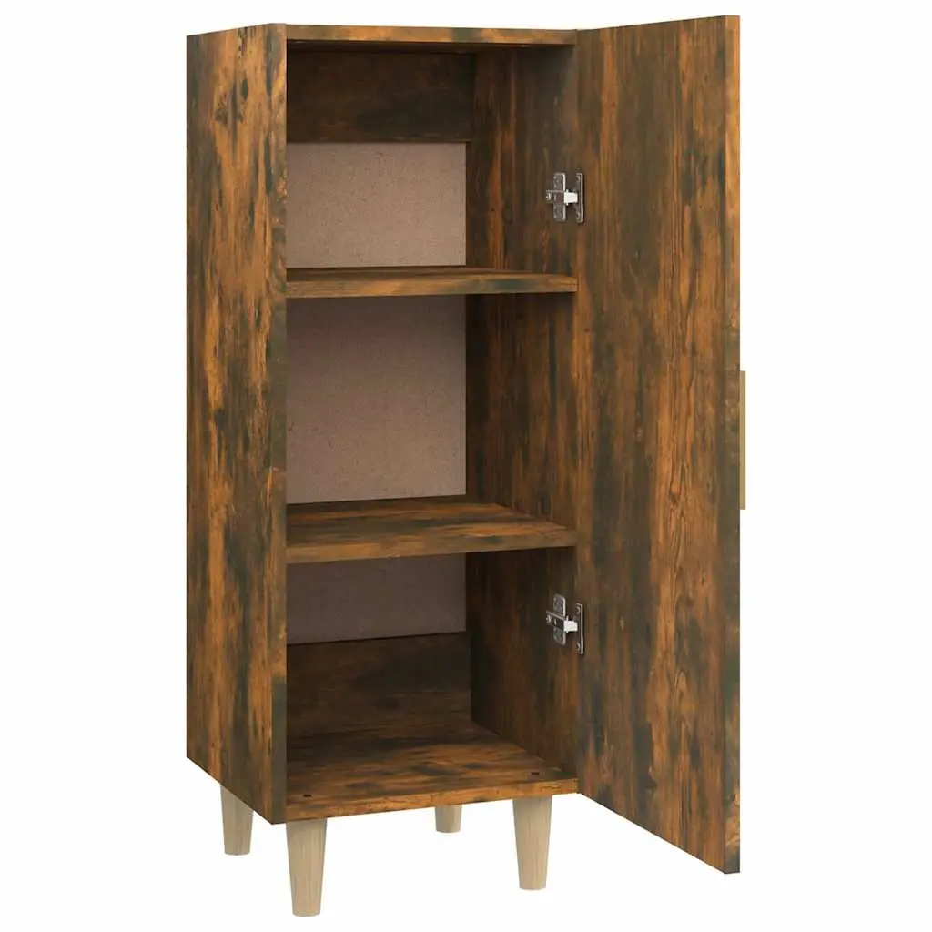 Sideboard Cabinet Storage Compartments Living Room Furniture Brown 34.5W x 34H x 90D cm