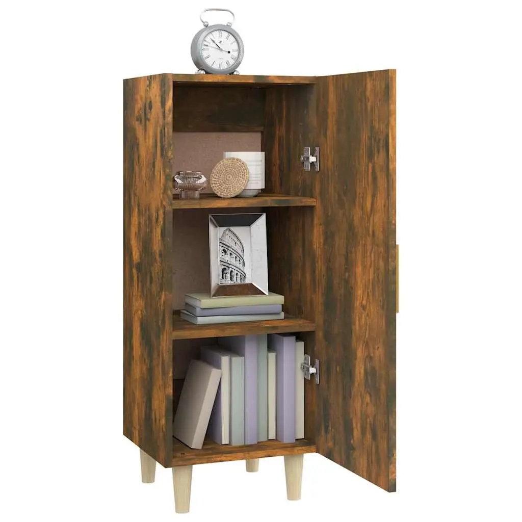 Sideboard Cabinet Storage Compartments Living Room Furniture Brown 34.5W x 34H x 90D cm