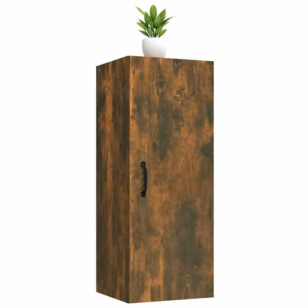 Wall Cabinet in Brown Engineered Wood
