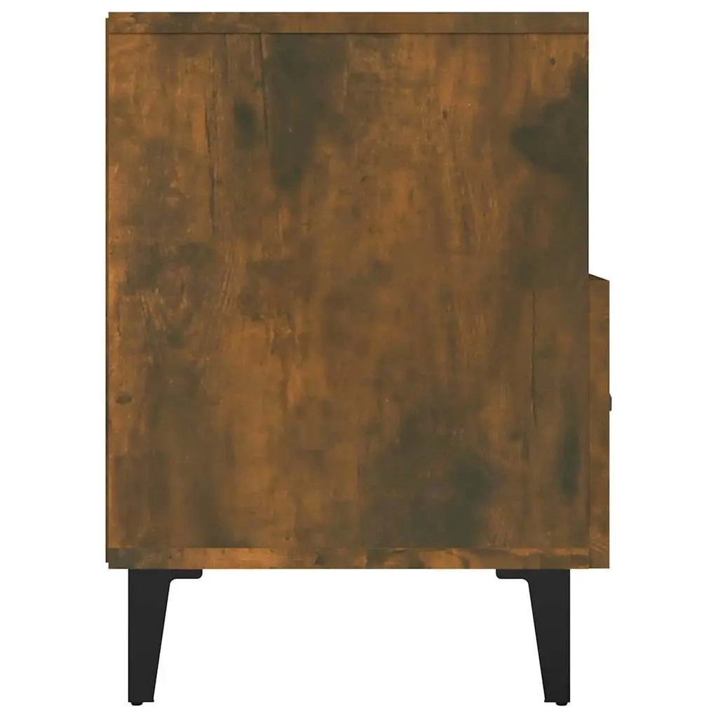 TV Cabinet Media Unit Storage Drawers Compartment Brown 80 x 36 x 50 cm