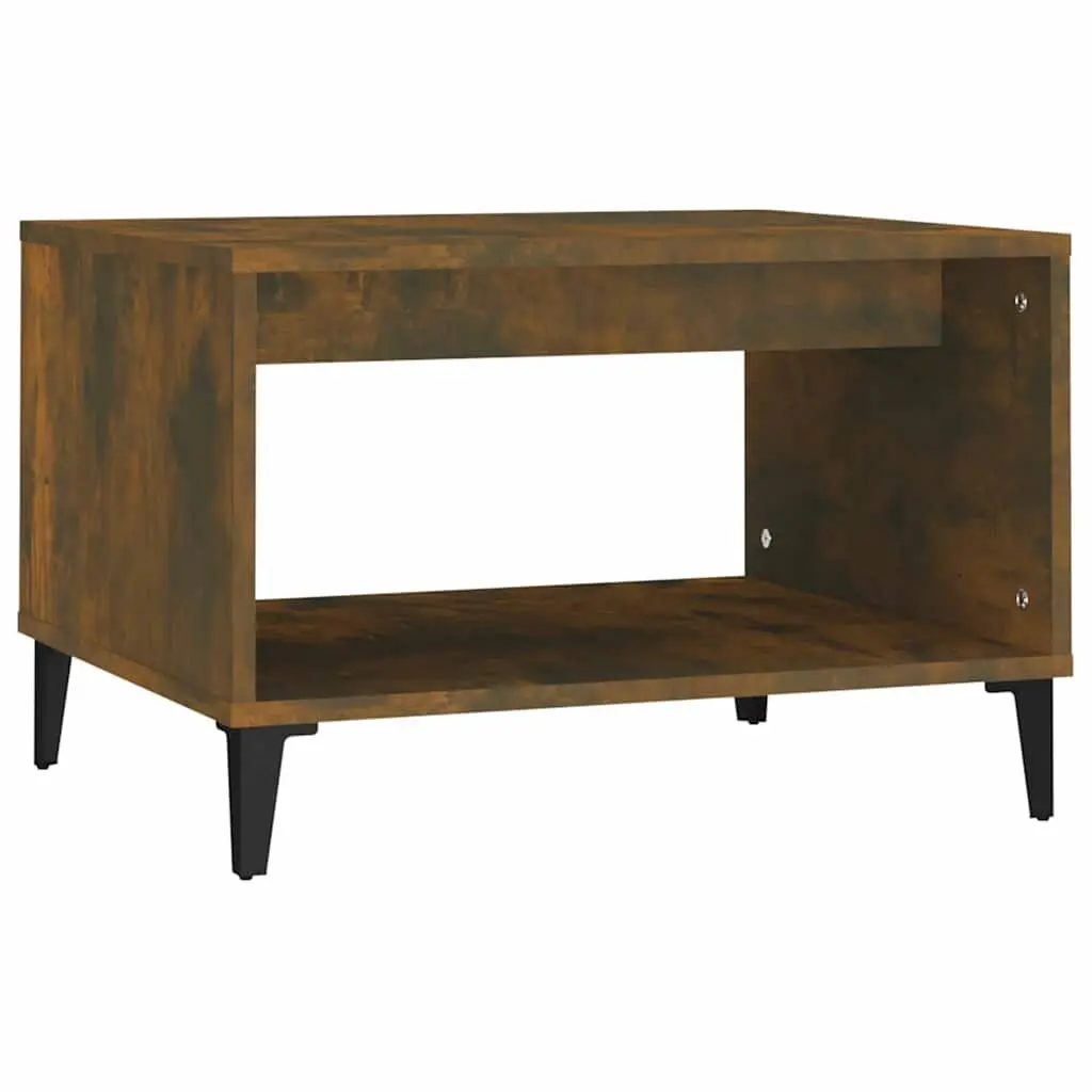 Coffee Table Storage Compartment 60W x 50D x 40H cm Brown Engineered Wood