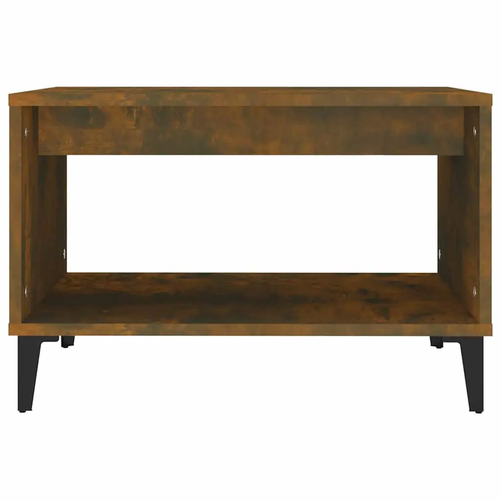 Coffee Table Storage Compartment 60W x 50D x 40H cm Brown Engineered Wood