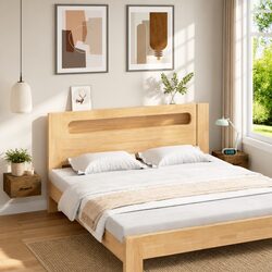 Elegant Brown Wall-mounted Bedside Tables for Bedroom Storage