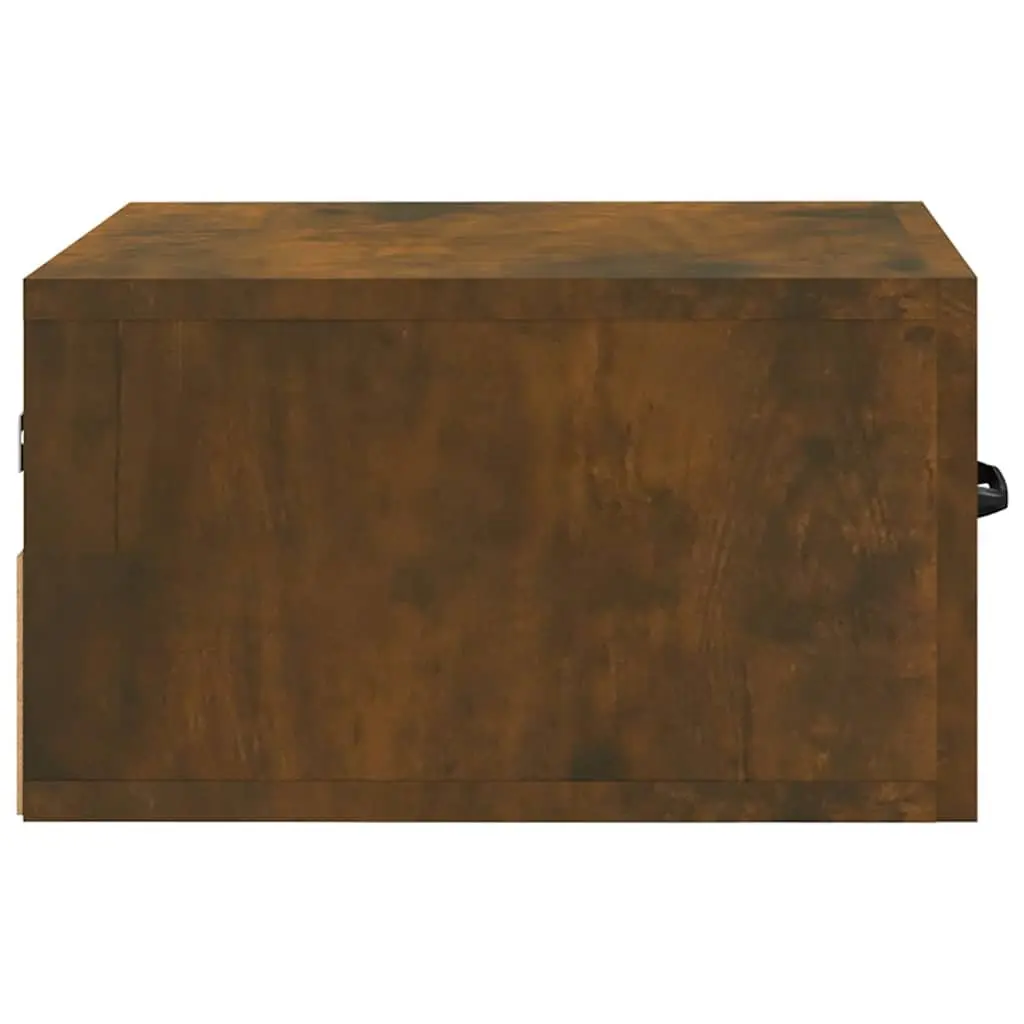 Brown Wall-mounted Bedside Tables for Bedroom Storage