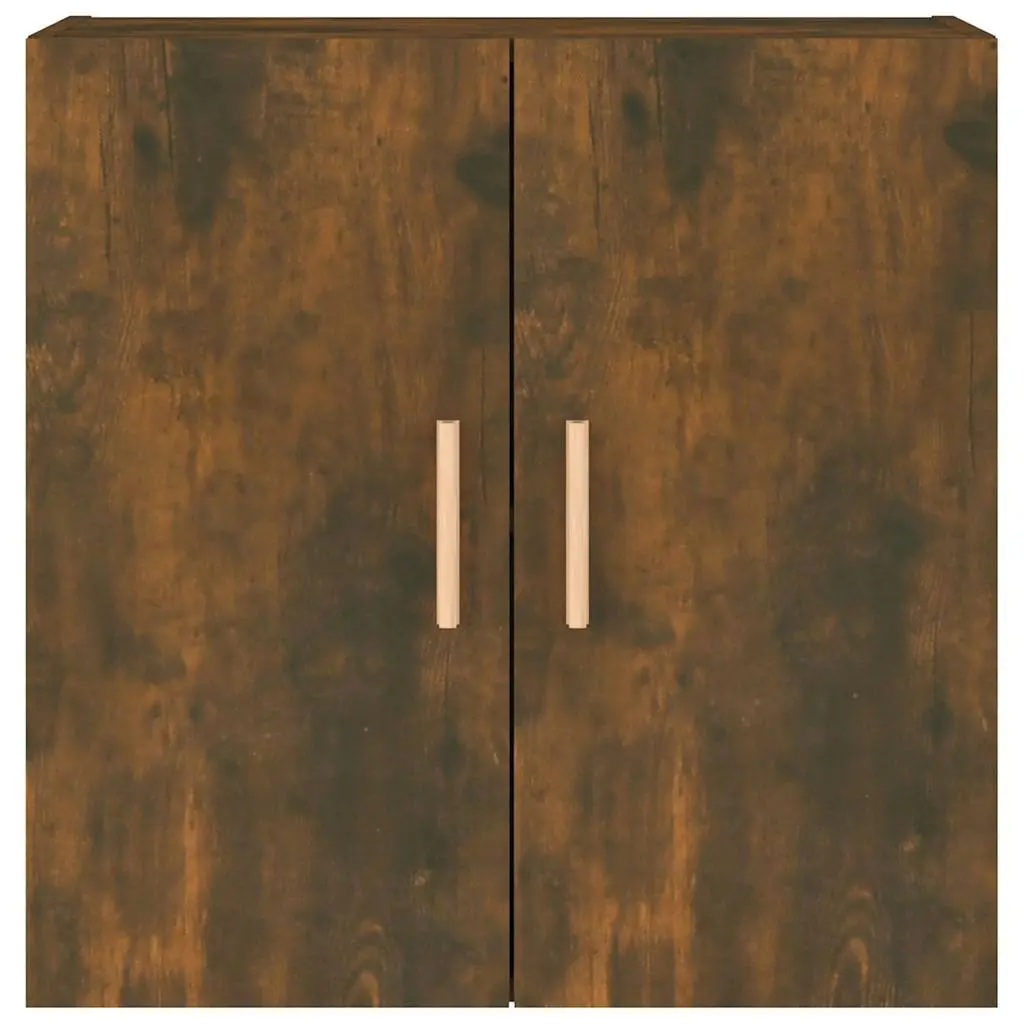 Wall Cabinet Storage 60x30x60 cm Smoked Oak Floating Hanging