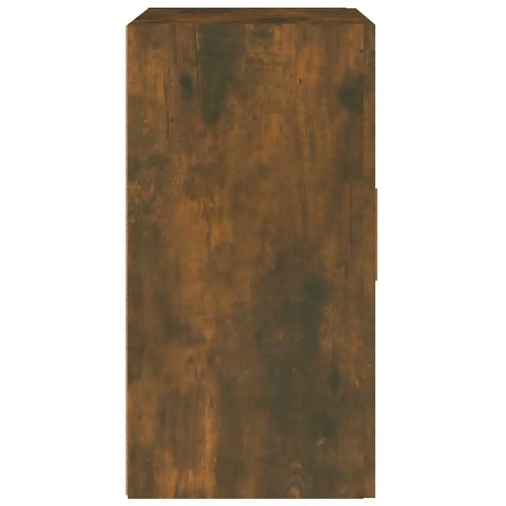 Wall Cabinet Storage 60x30x60 cm Smoked Oak Floating Hanging