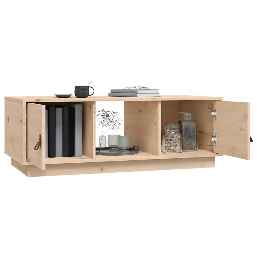 Coffee Table Storage Compartments 100x50x35 cm Brown