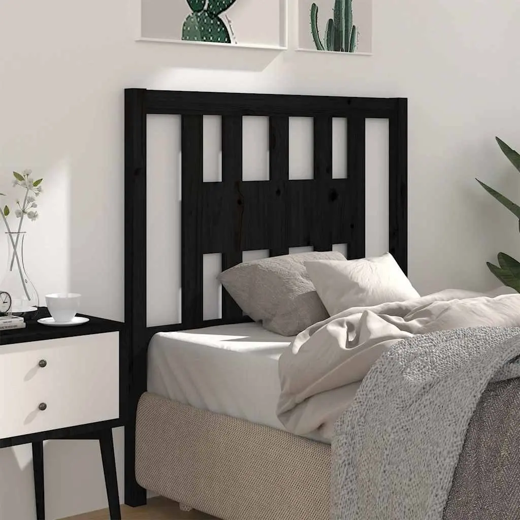 Black Pine Headboard for Bedrooms