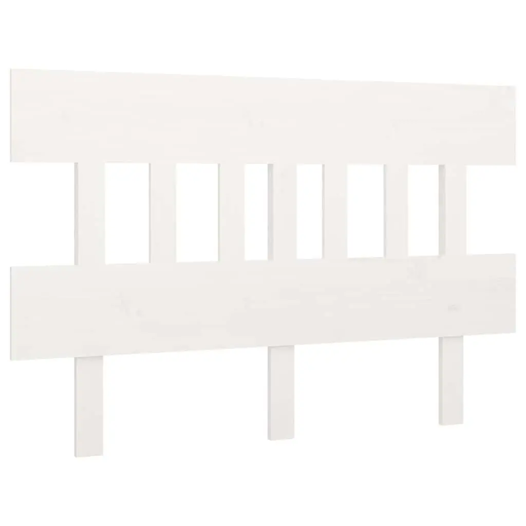 Wooden Bed Headboard White 183.5cm Pine Headrest Frame Rustic Bedroom Furniture