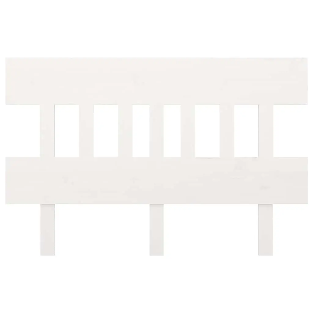 Wooden Bed Headboard White 183.5cm Pine Headrest Frame Rustic Bedroom Furniture