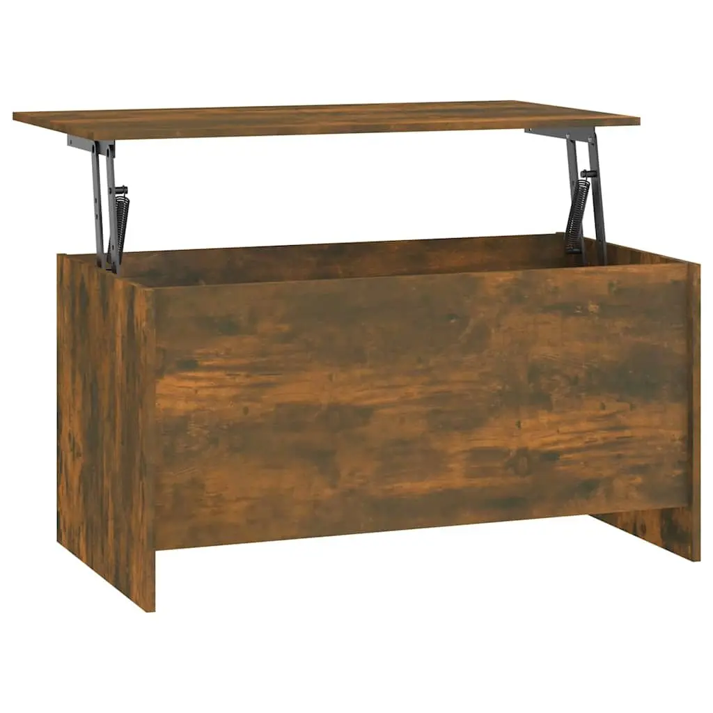 Coffee Table Lift Top Storage Compartment Modern 102 x 55.5 x 52.5 cm Brown