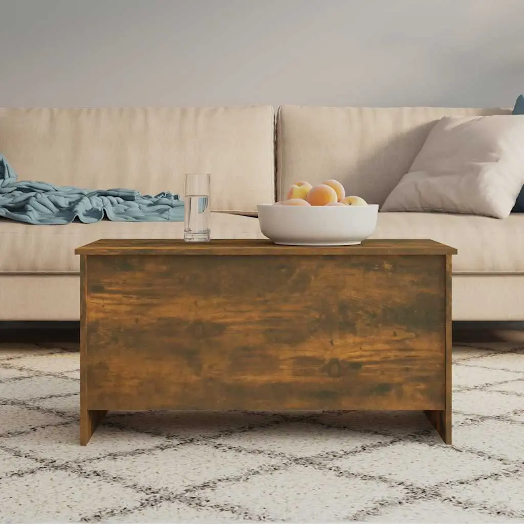 Coffee Table Lift Top Storage Compartment Modern 102 x 55.5 x 52.5 cm Brown