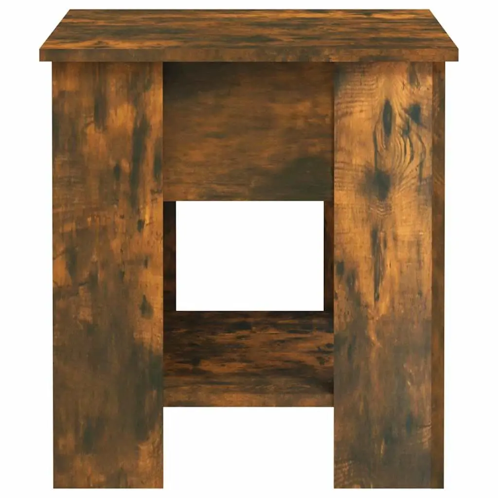 Coffee Table Lift-Top Design Smoked Oak Storage Hidden Compartment Living Room