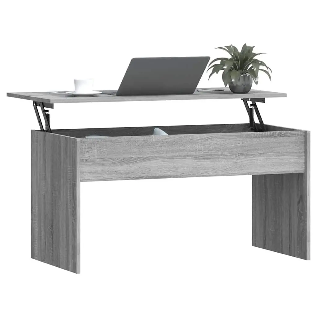 Grey Coffee Table with Storage Solutions