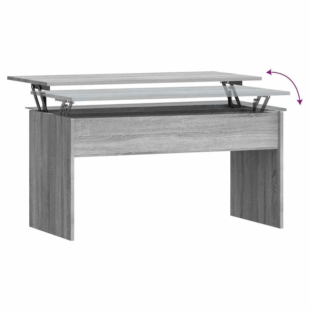 Grey Coffee Table with Storage Solutions