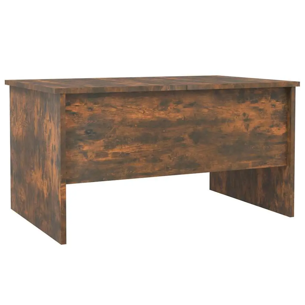 Coffee Table with Lift-Top Storage Compartments Engineered Wood Brown Furniture