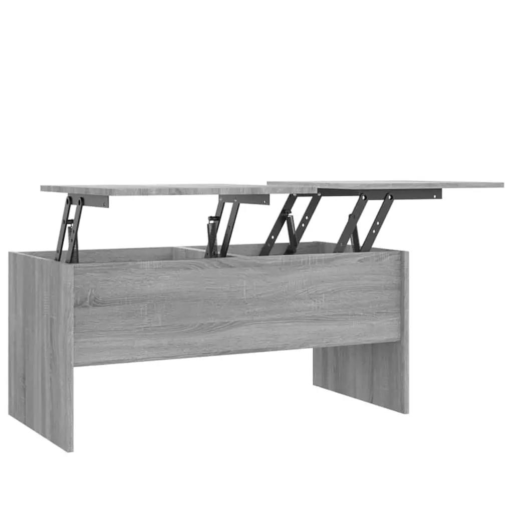 Grey Sonoma Coffee Table with Ample Storage