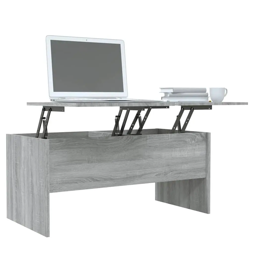 Grey Sonoma Coffee Table with Ample Storage