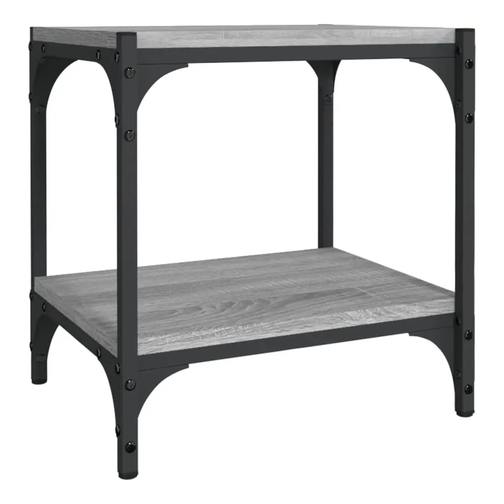 TV Cabinet Grey Sonoma 40x33x41cm Living Room Storage Unit Industrial Style