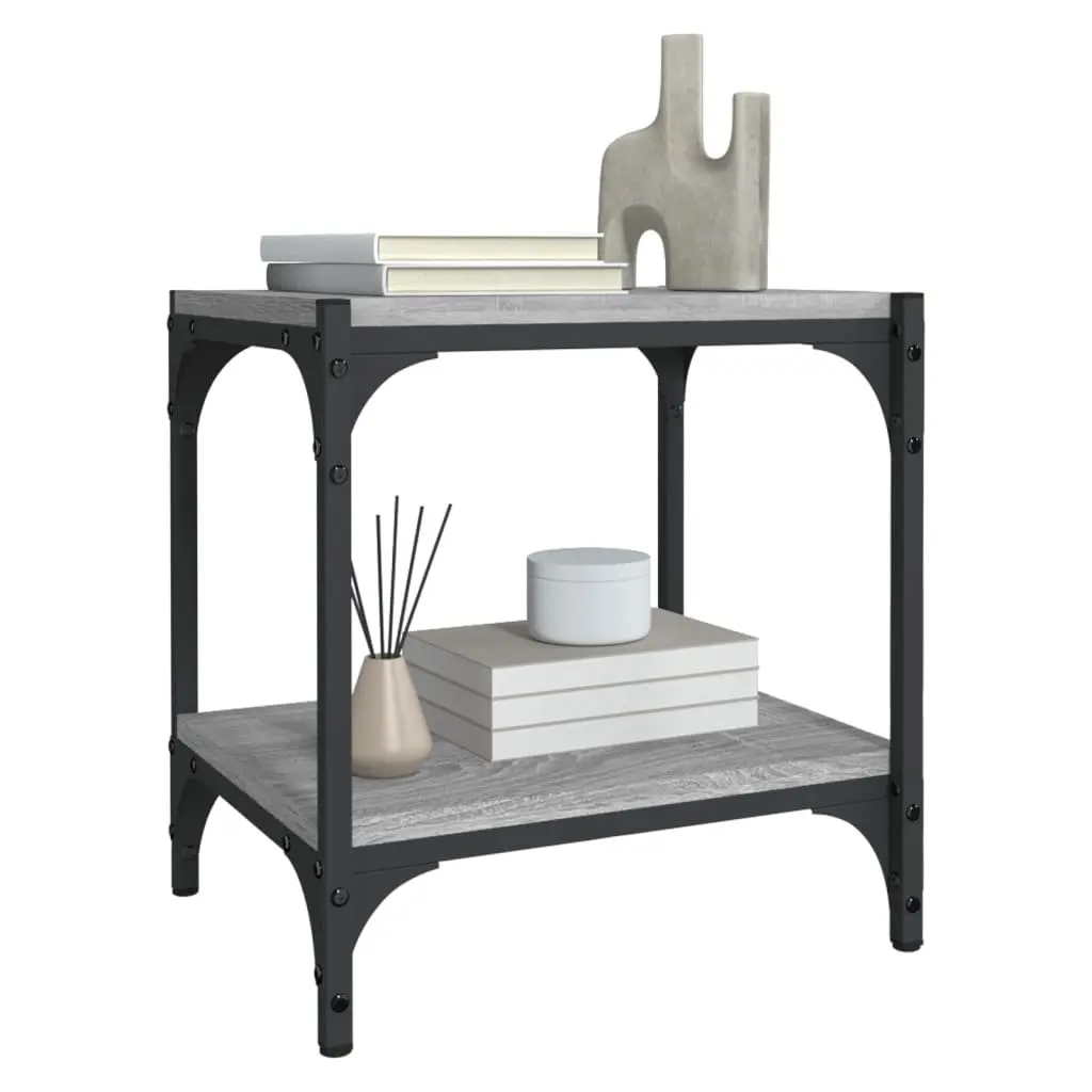 TV Cabinet Grey Sonoma 40x33x41cm Living Room Storage Unit Industrial Style