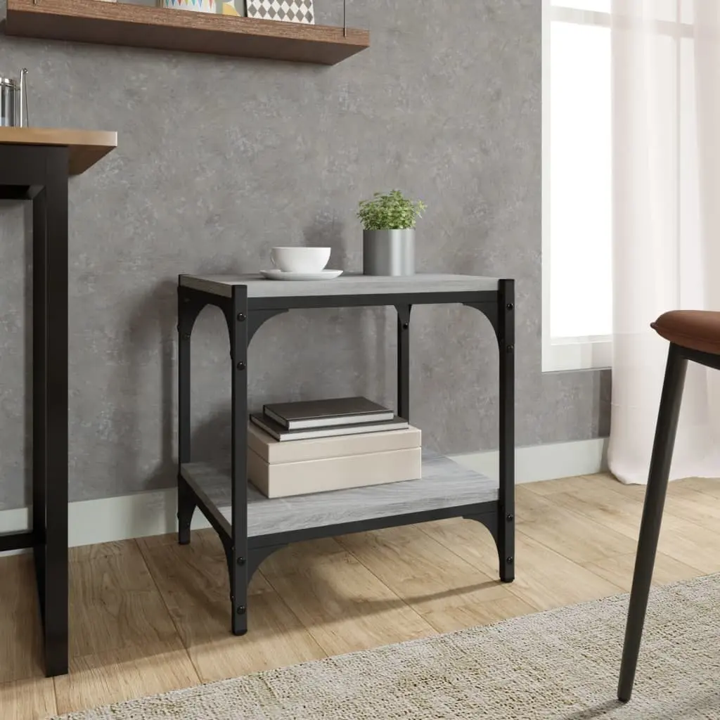 TV Cabinet Grey Sonoma 40x33x41cm Living Room Storage Unit Industrial Style