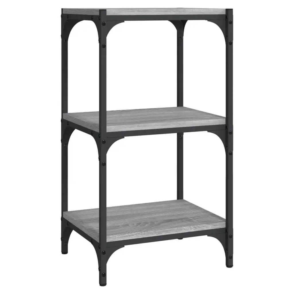 Grey Sonoma Book Cabinet with 3 Shelves
