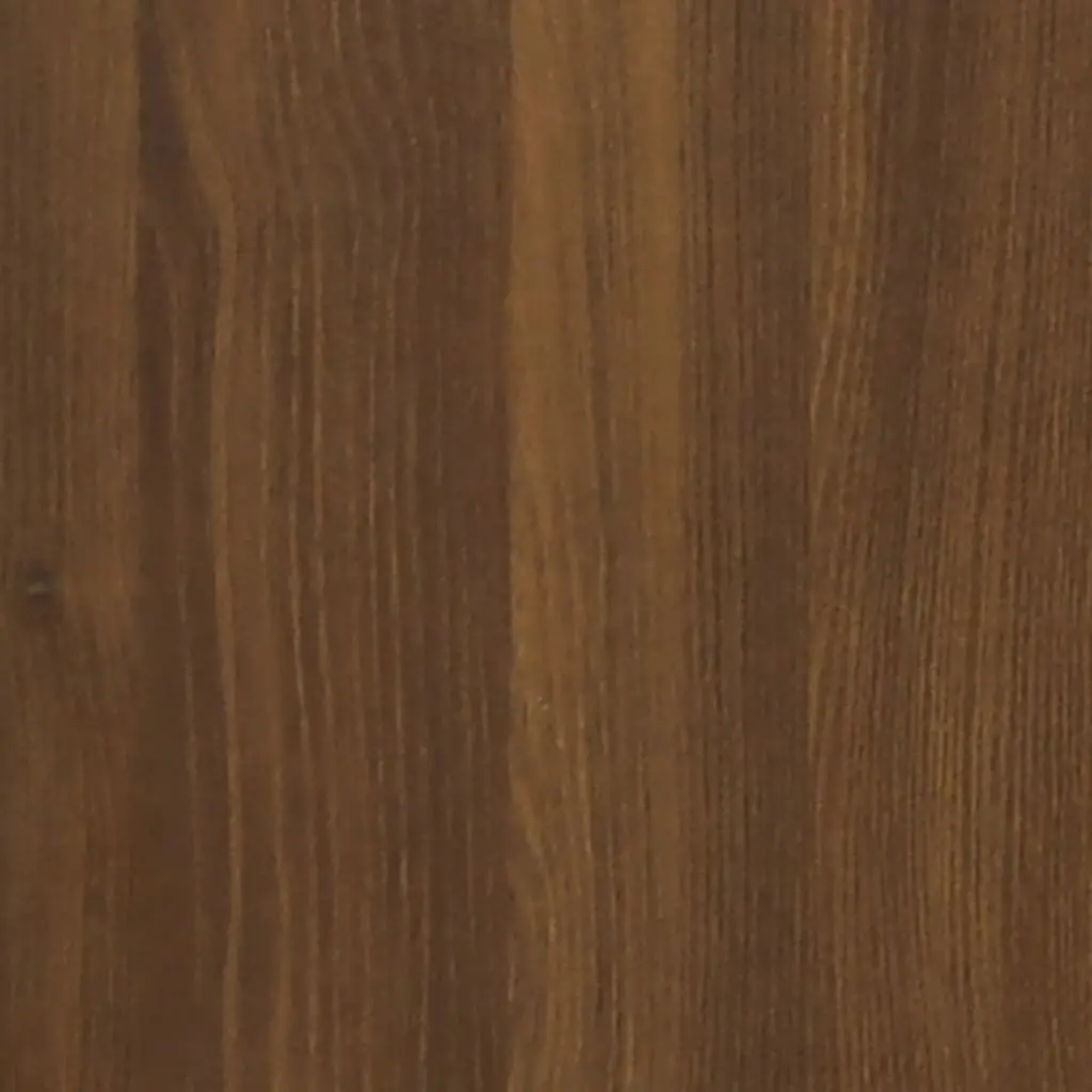 Brown Oak Book Cabinet