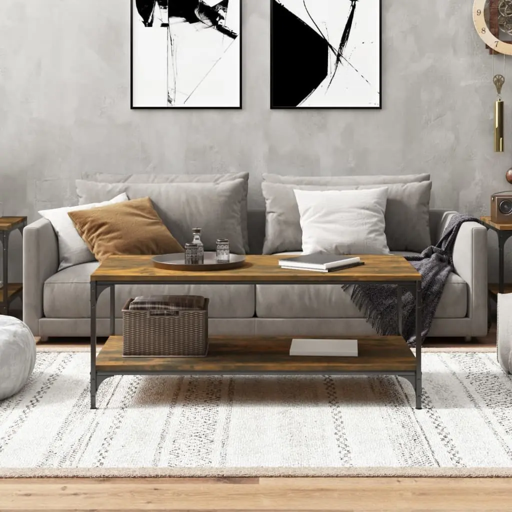 Brown Coffee Table with Ample Storage Space