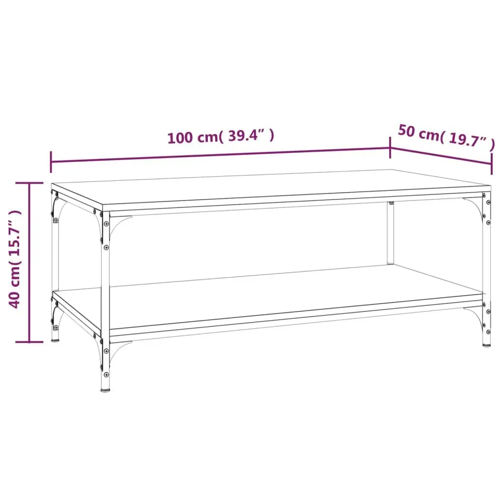 Brown Coffee Table with Ample Storage Space