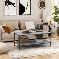 Value and Practicality with Grey Sonoma Coffee Table