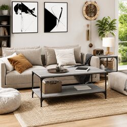 Value-Focused Grey Sonoma Coffee Table 80x50x40 cm