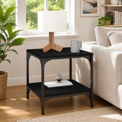 Functional Black Side Table for Your Living Room