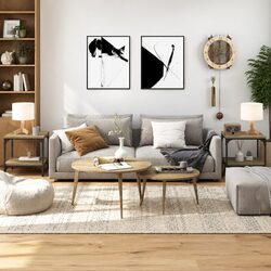 Practical and Stylish Brown Engineered Wood Tables