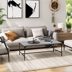 Value-Packed Grey Sonoma Industrial Coffee Table